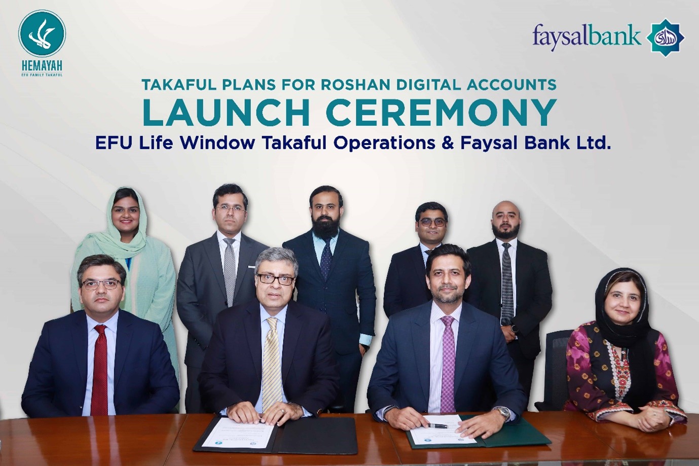 EFU Life-WTO partners with Faysal Bank to launch Roshan Mustaqbil Takaful for Roshan Digital Accountholders